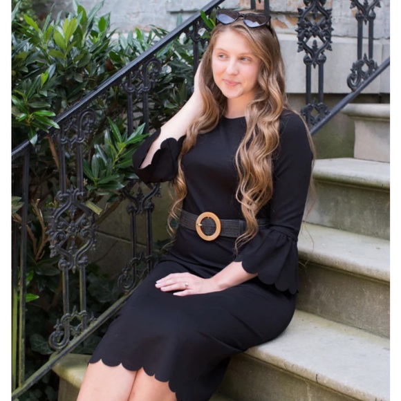 Chic in Scallops Dress - Picture 1 of 5